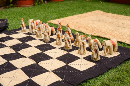 Chess Set - Hand Embroidered