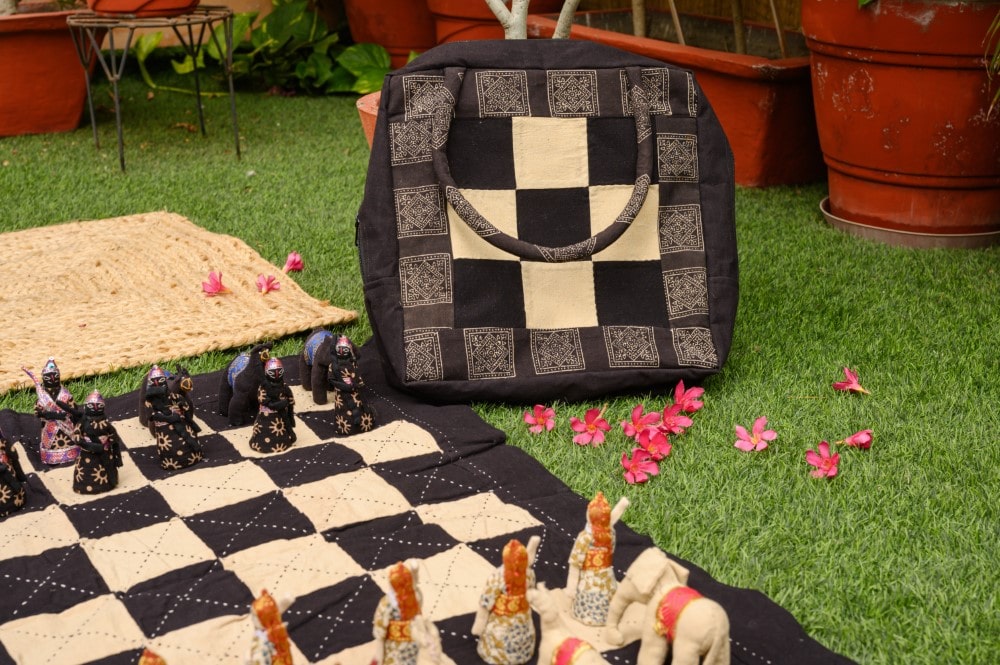 Chess Set - Hand Embroidered