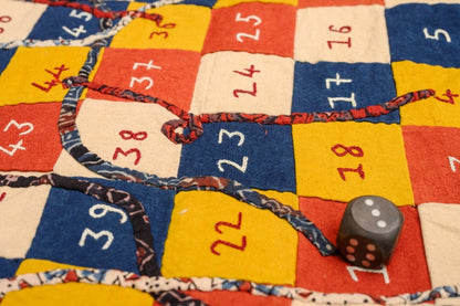 Snakes & Ladders - Hand Embroidered