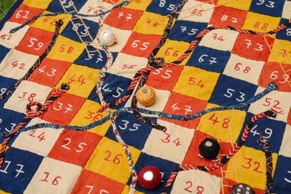 Snakes & Ladders - Hand Embroidered