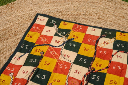 Snakes & Ladders - Hand Embroidered