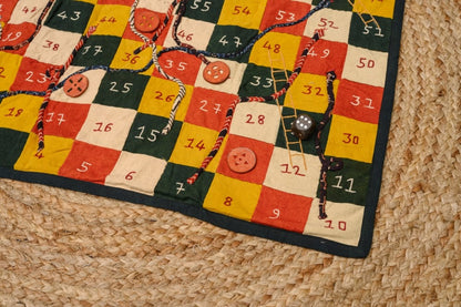 Snakes & Ladders - Hand Embroidered